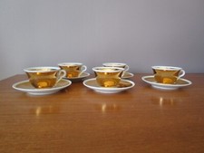 5 Tasses à café et sous