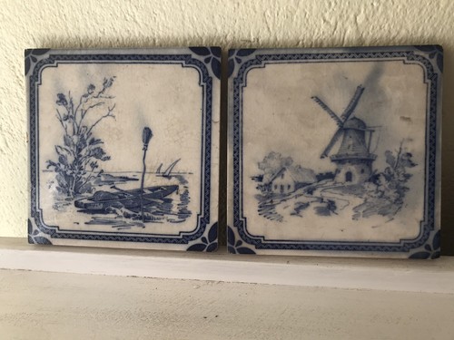 Anciens carreaux faïence - 2,