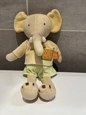 Doudou / Peluche éléphant Moulin Roty Série Les Loustics.