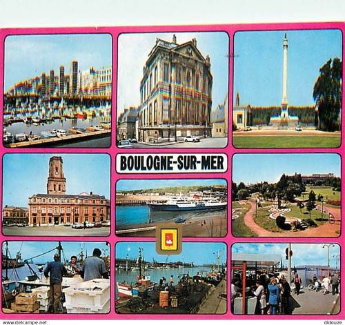 Carte postale boulogne - postale,