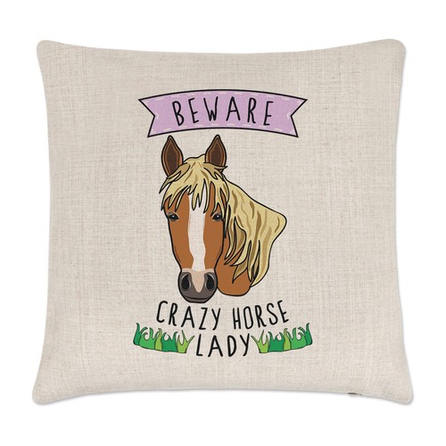 Avertir folle femme cheval - avertir,