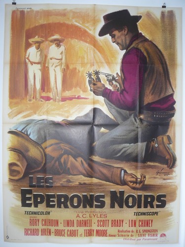 Les eperons noirs affiche - eperons,
