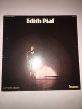LP 12" 30cms: Edith Piaf. coffret 3 disques. impact