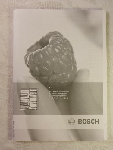Ancienne notice bosch - ancienne,