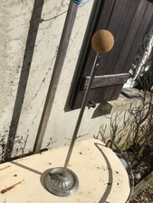 Ancien grand porte perruque vitrine coiffe chapeau présentoir SIGEL  19 ème