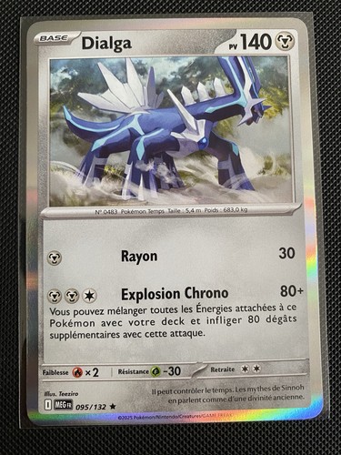Carte pokemon dialga - carte, 095/132