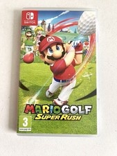 BOITE  VIDE  JEUX NINTENDO SWITCH MARIO GOLF. SUPER RUSH.