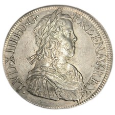 Louis XIV, écu à la mèche