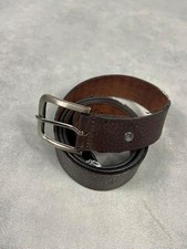 Ceinture cuir marron vintage