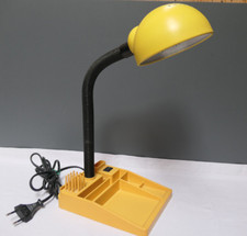 Lampe de bureau flexible Mathias  Jaune   Année 80