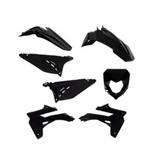 KIT PLASTIQUE CARROSSERIE SHERCO 50 SM 2017 A 2024 NOIR 7 PIECES sherco