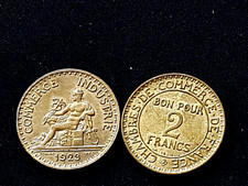 MONNAIE FRANCE:  2 FRANCS CHAMBRE DE COMMERCE 1920 A 1927 CHOISSISEZ VOTRE ANNÉE