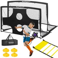 Lot de 2 buts de football pour enfants - 180 x 120 cm - Pour lentraînement da...