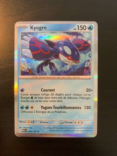 Carte pokémon holo kyogre - carte,