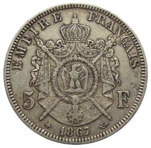 France francs 1867 bb - france,, 1867,