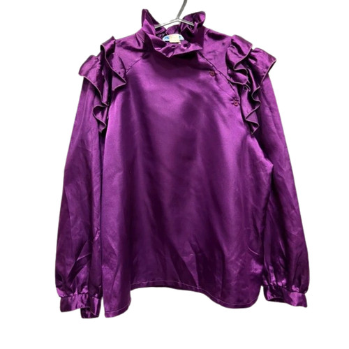 Blouse vintage violet - blouse, 12