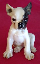 Nymphenburg Porcelaine Bouledogue Français Chiot Figurine