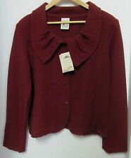 VESTE en XL avec défaut - Commerce équitable - 100 % COTON épais - BORDEAUX