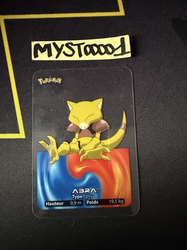Carte pokémon lamincards abra - carte,
