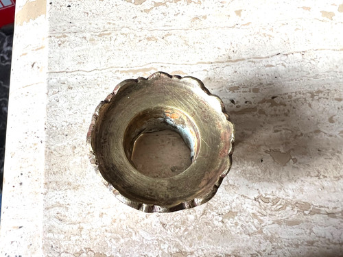 Bobèche bronze ancienne - ,