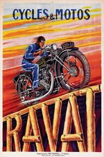 RAVAT MOTO Rf1053 Rpcw - POSTER HQ 40x60cm d'une AFFICHE VINTAGE