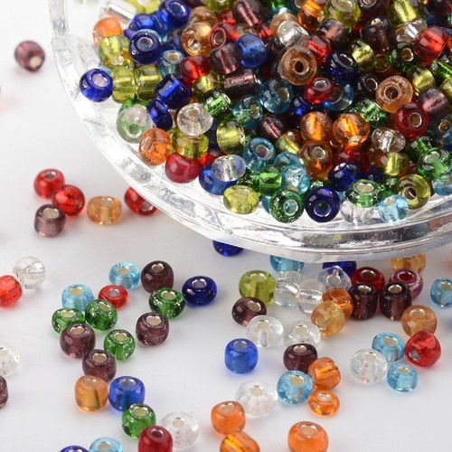 500 perles rocaille - 500, de