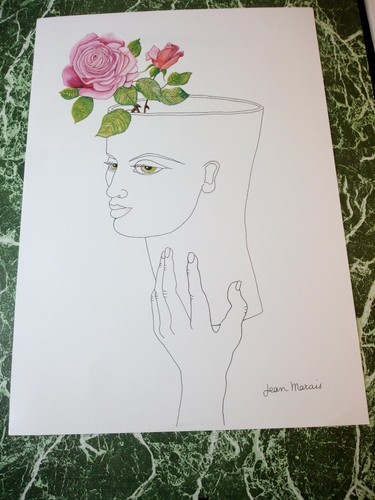 Jean marais lithographie - ,