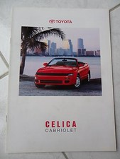 Toyota Celica Cabriolet 1992 sales brochure prospekt catalogue