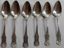 RARE: 6 Antique Heavy Large