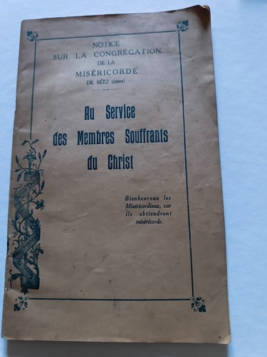 Notice sur congrégation - notice, la