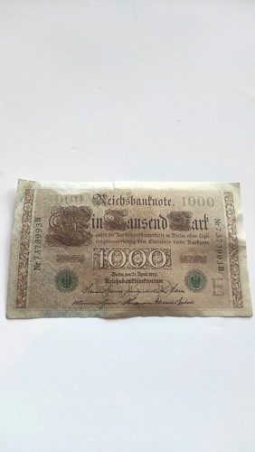 Allemagne billet 1000 mark - allemagne,