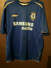 Maillot de foot shirt CHELSEA FC 2005 centenary centenaire jersey #15 DROGBA 