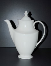 Ancienne verseuse Cafetière Théière en Porcelaine Blanche XIXe