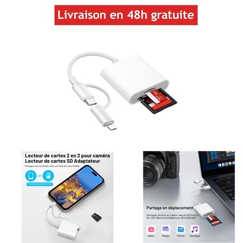 Loydia lecteur carte usb c - lecteur,