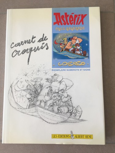 Carnet croquis asterix chez - de,