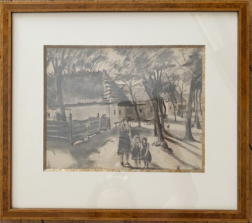 Village sur chemin - sur,