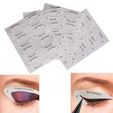 4 pochoir eyeliner Paquets Sticker Pochoir Fard à Paupières Eyeliner d'autoco...