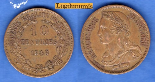 Essai centimes 1848 - essai,