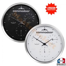 Horloge murale ronde aluminium