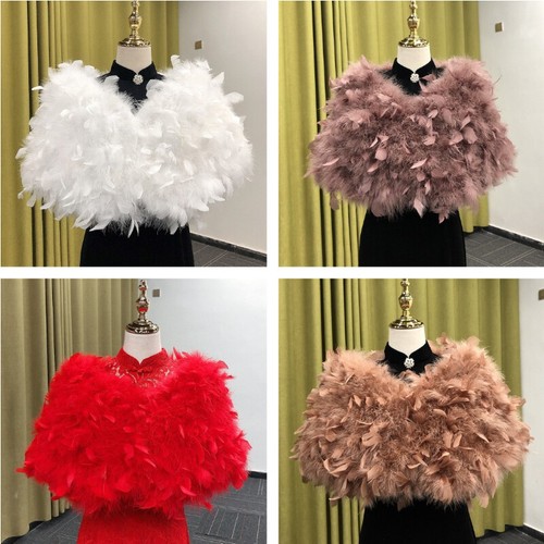 Femme fausse fourrure plume - fourrure,