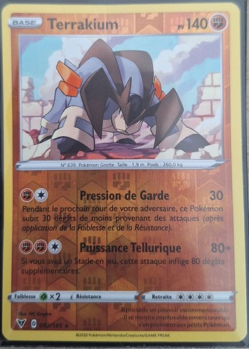 Carte pokémon terrakium - carte,