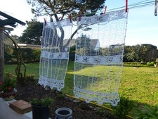 PAIRE DE RIDEAUX ANCIENS