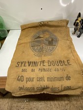 Ancien sac en toile de jute