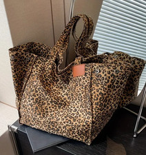 Sac XXL fourre tout, leopard marron, femme, shopping, voyage, sport...tendance