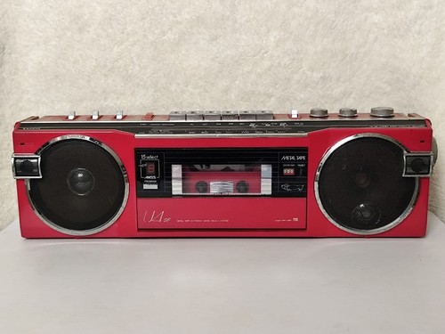 Sanyo u4sf red radio - sanyo, mr-u4sf