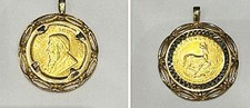 22Ct Quarter Krugerrand 1980 Et 9Ct Or Quarter Krugerrand Monture
