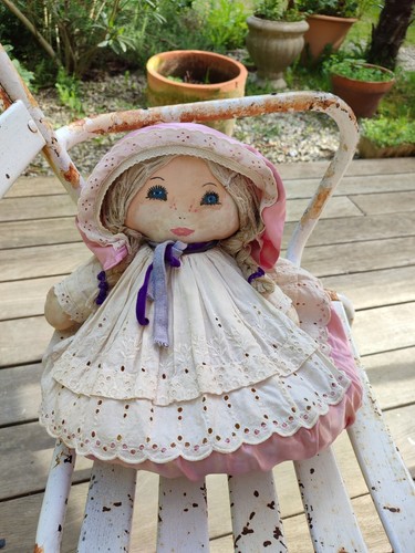 Ancienne poupée chiffon - poupÉe,