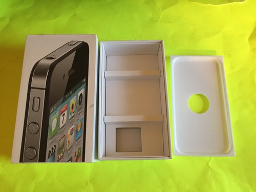 Iphone black 16gb empty box - 4s,