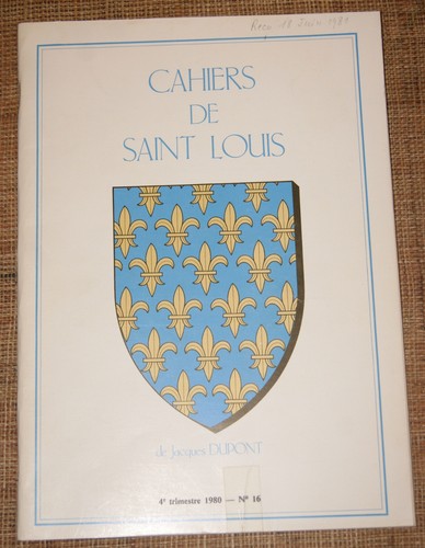 Rare cahiers saint louis - de,