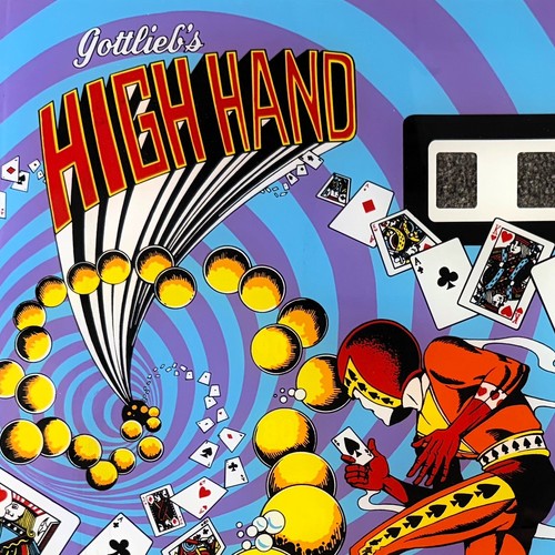 Gottlieb high hand pinball - hand,